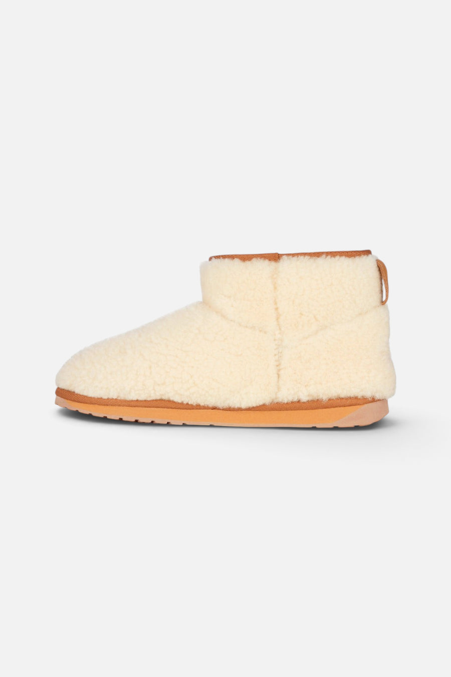 Emu Australia Stinger Micro Teddy Bootie in Natural – side view