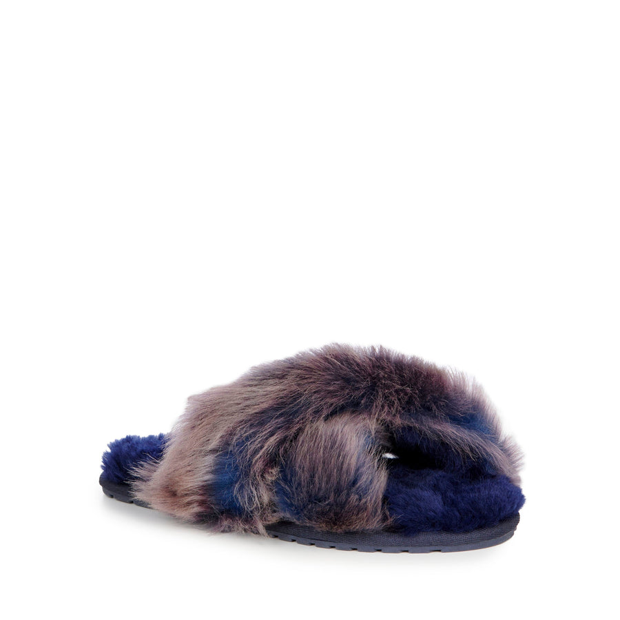 EMU Mayberry Lava Slippers in Midnight – back view