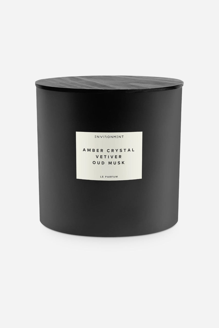 Environment Candles Amber Crystal | Vetiver | Oud Musk 4-Wick Candle – front view