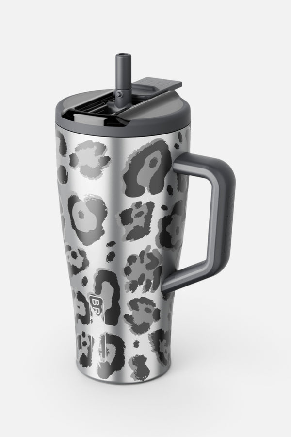 Brumate Era Flip Tumbler in Metallic Leopard