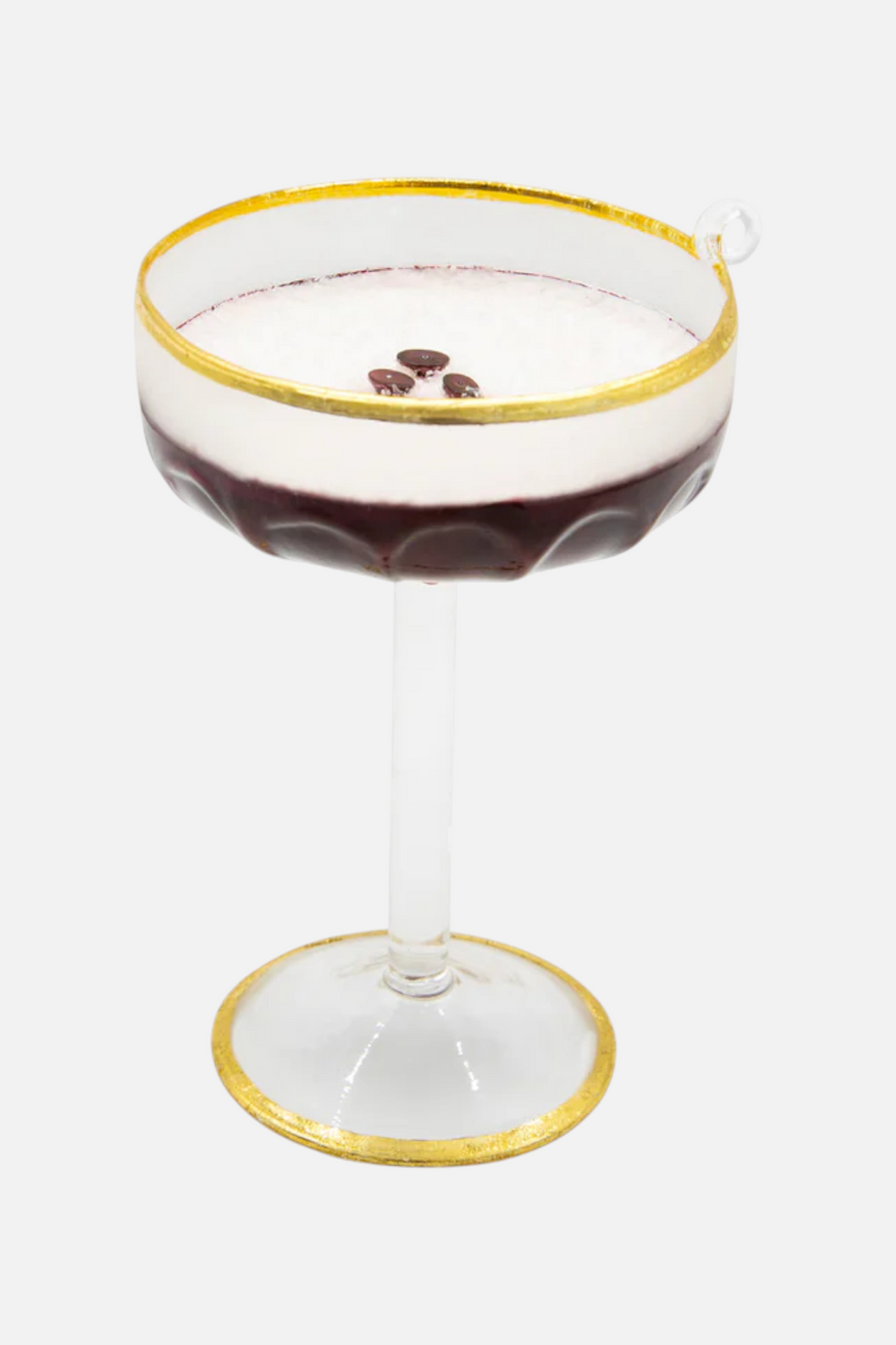 Espresso Martini Ornament – front view
