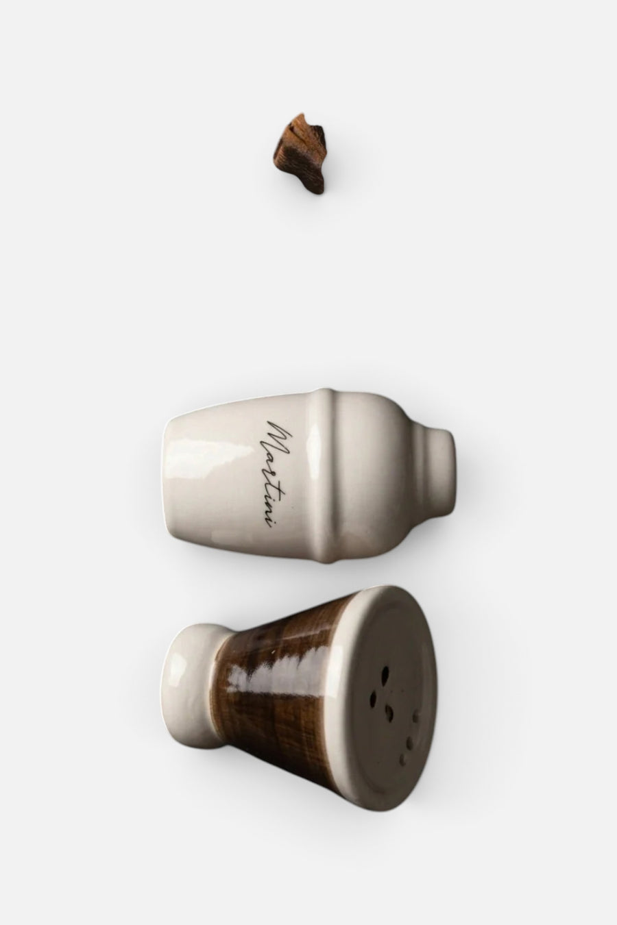 Espresso Martini Salt & Pepper Shaker – back view