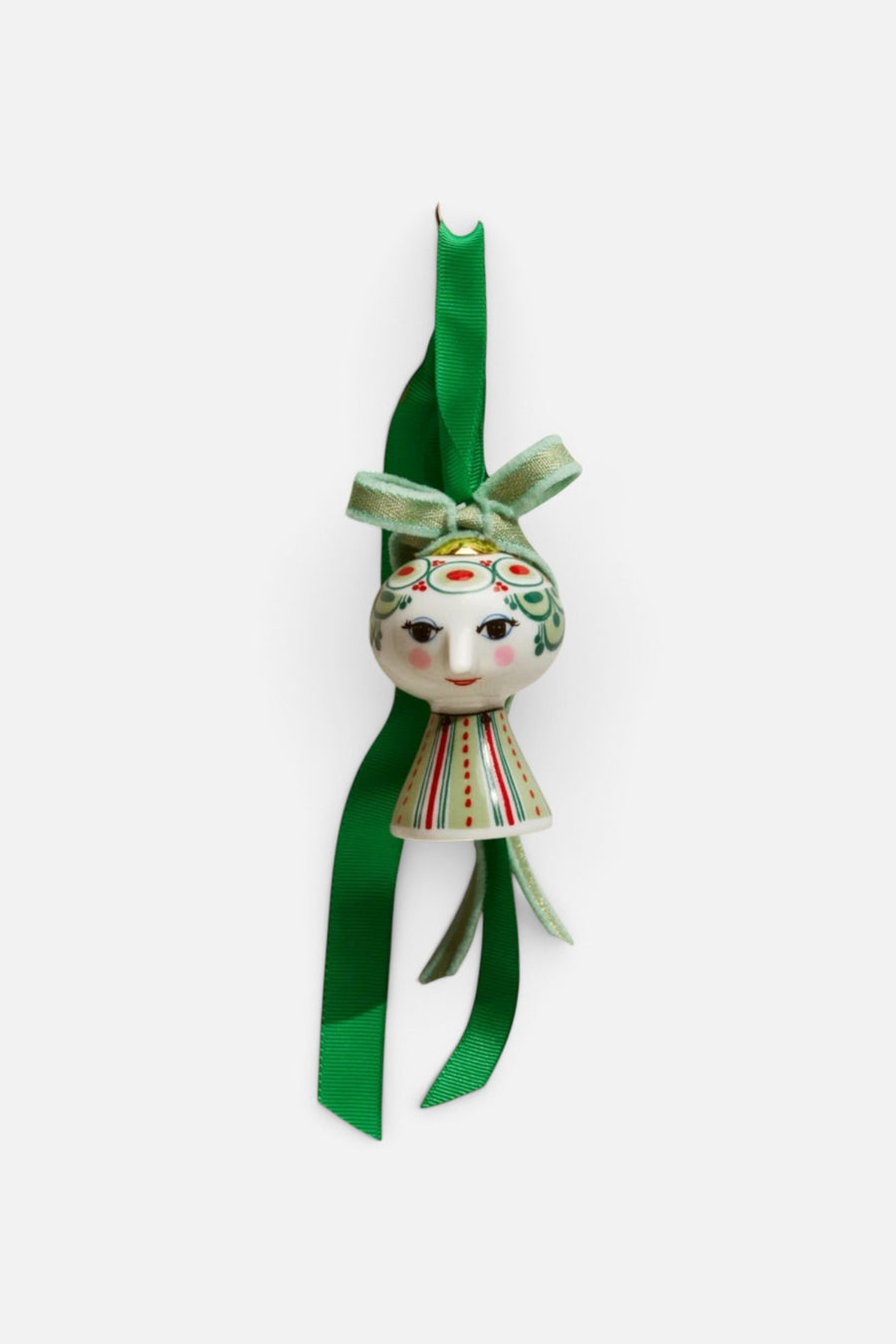 Eva Christmas Ornament, 7.5" – three-quarter view