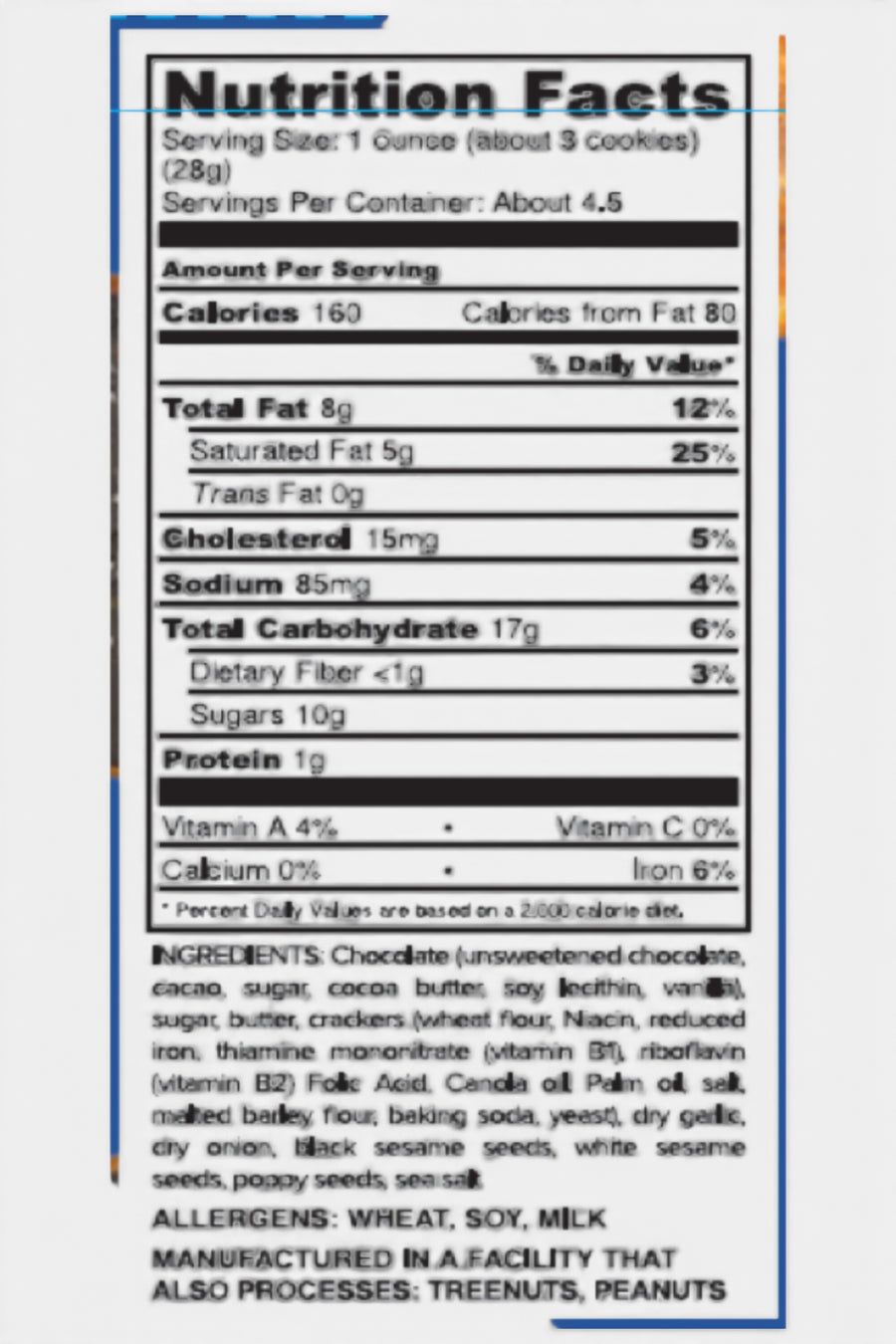 Everything Cookies Large – side view