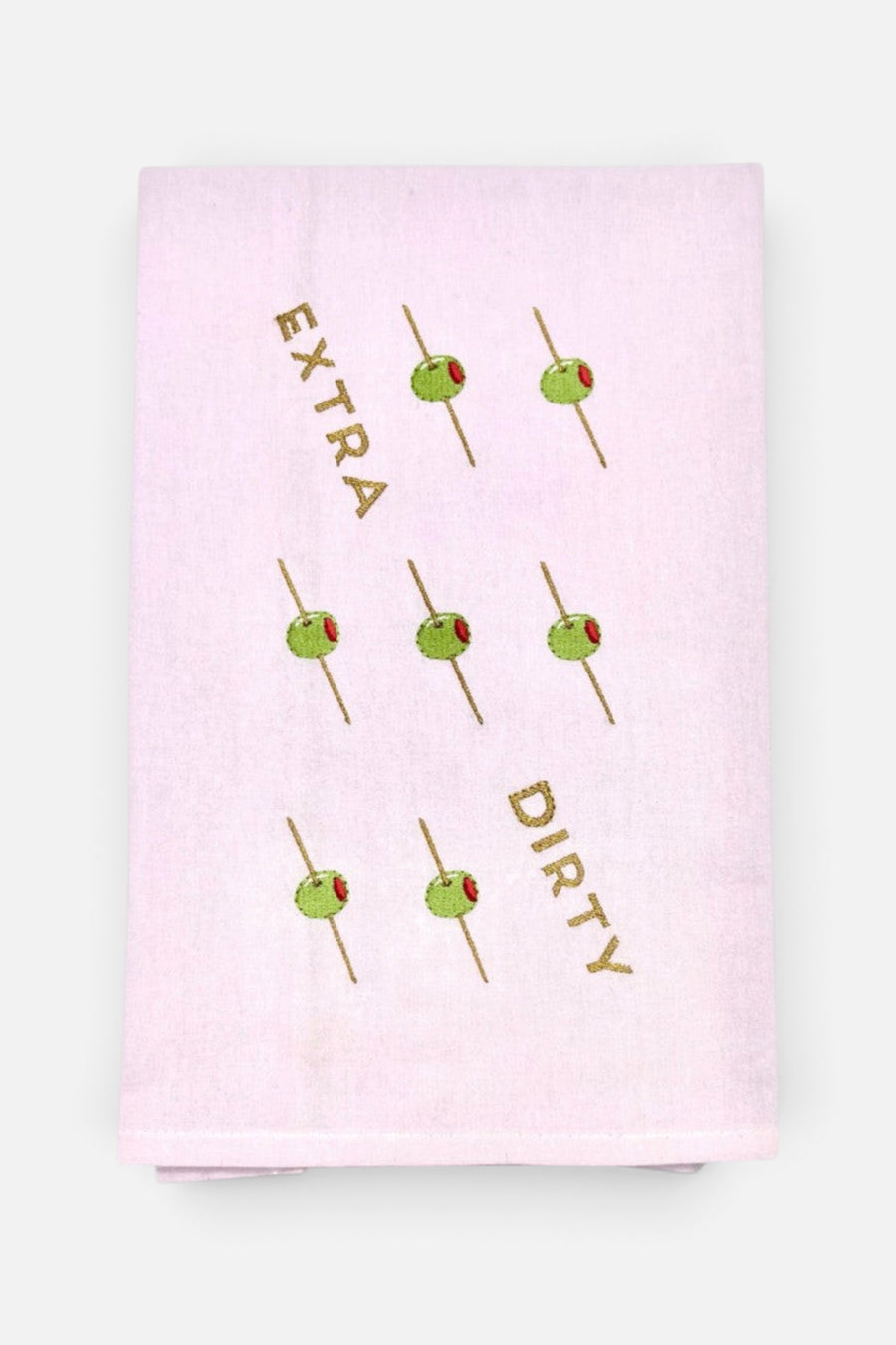 Extra Dirty Kitchen Tea Towel – back view