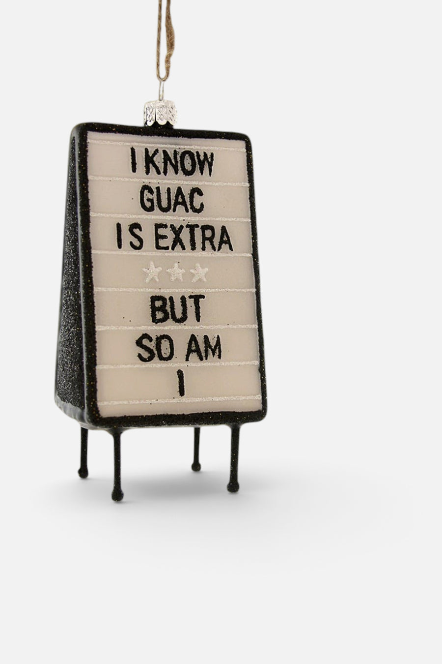 Extra Guac Ornament – back view