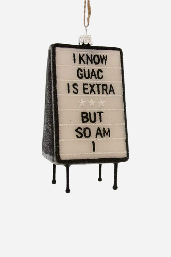 Extra Guac Ornament