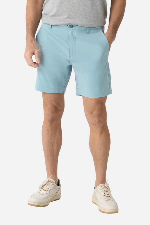 Faherty All Day Short 7" in Patina Pool
