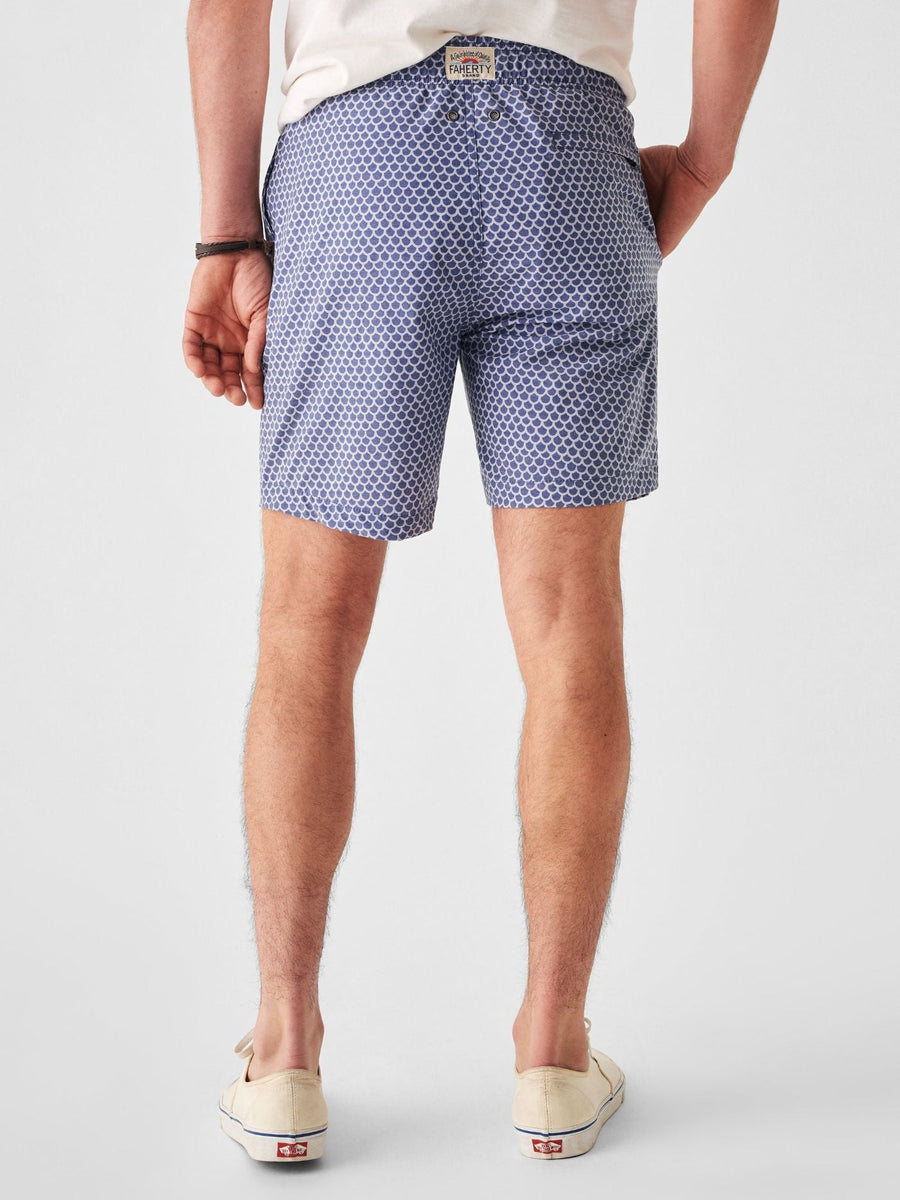 Faherty Beacon Trunk in Fishscale Batik – side view