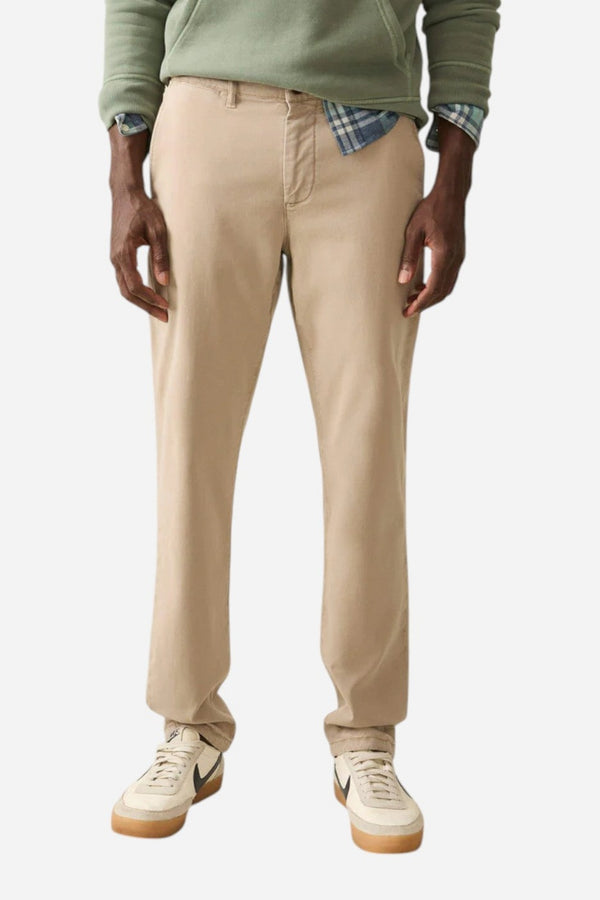 Faherty Coastline Stretch Chino in Utility Khaki