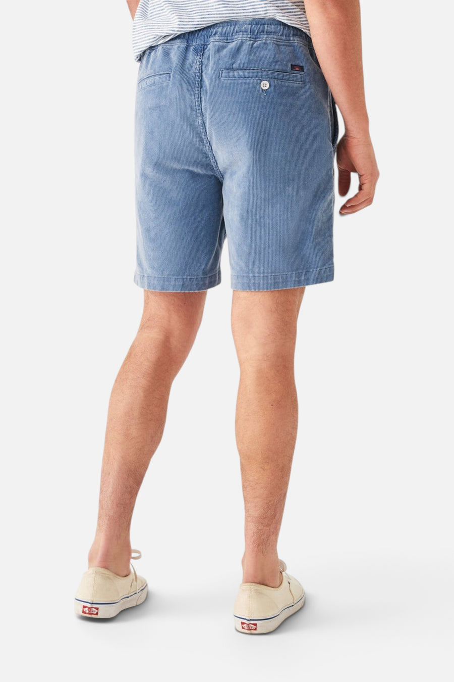 Faherty Drawstring Cord Short 6'' in Dune Blue – alternate