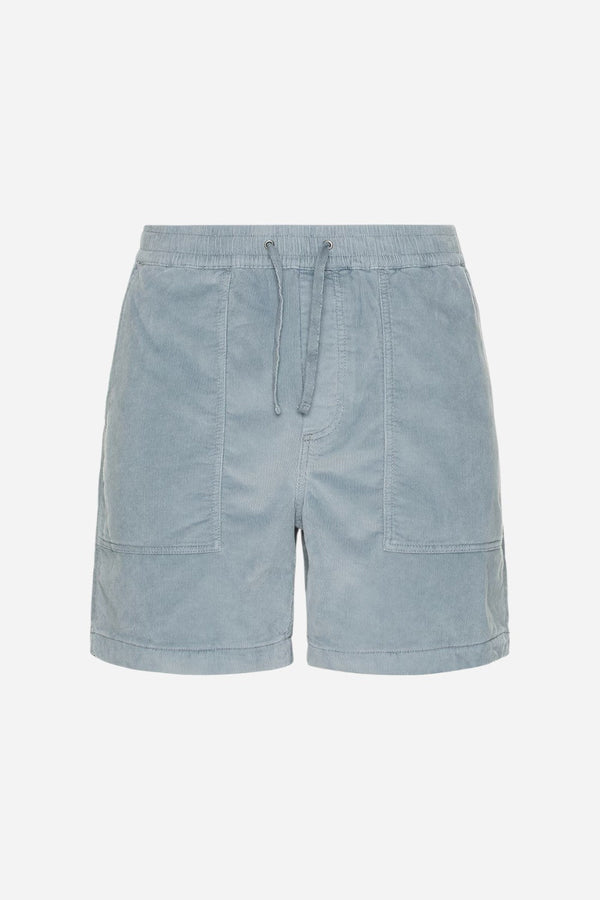 Faherty Essential Corduroy Shorts in Light Flint