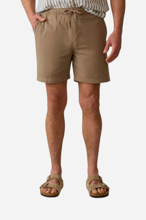 Faherty Essential Drawstring Short in Mountain Cliff