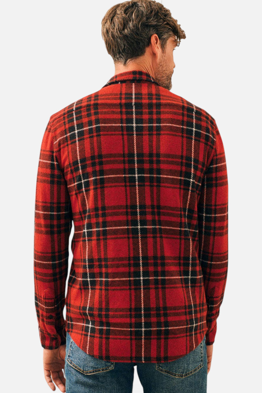 Faherty Legend™ Sweater Shirt in Homeward Bound Plaid – alternate