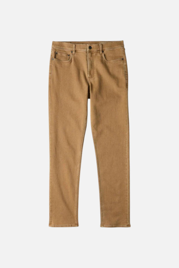 Faherty Men's Stretch Terry 5 Pocket Pant in Elk Brown