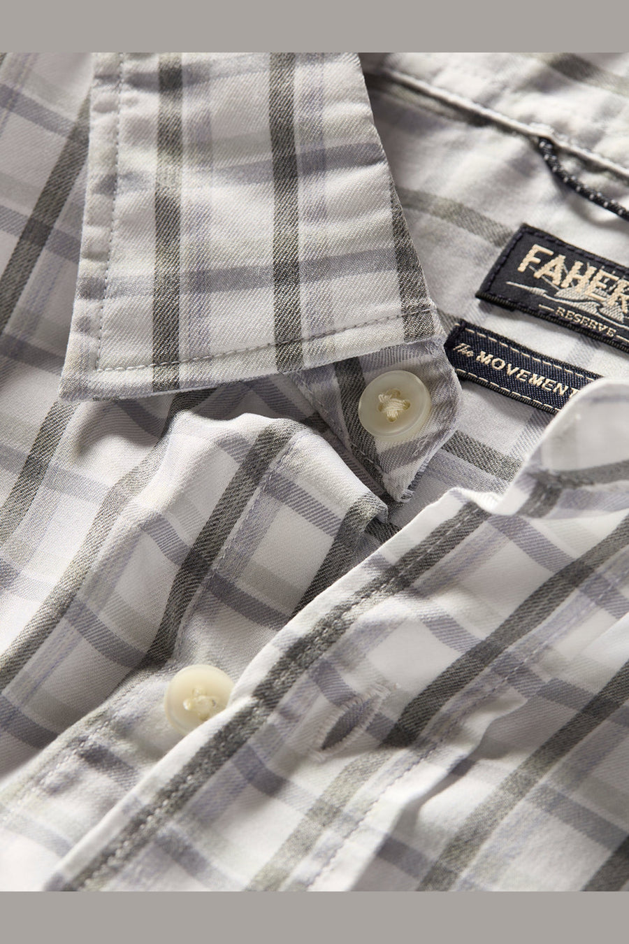 Faherty Movement Shirt in Winter Roads Plaid – alternate
