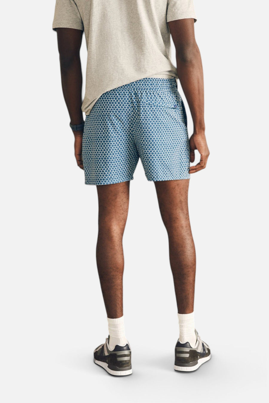 Faherty Shorelite Swim Trunks 7" Inseam in Fishscale – side view
