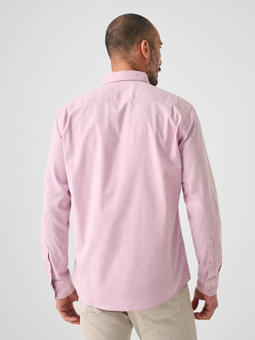Faherty Stretch Oxford Shirt 2.0 in Orchid – alternate