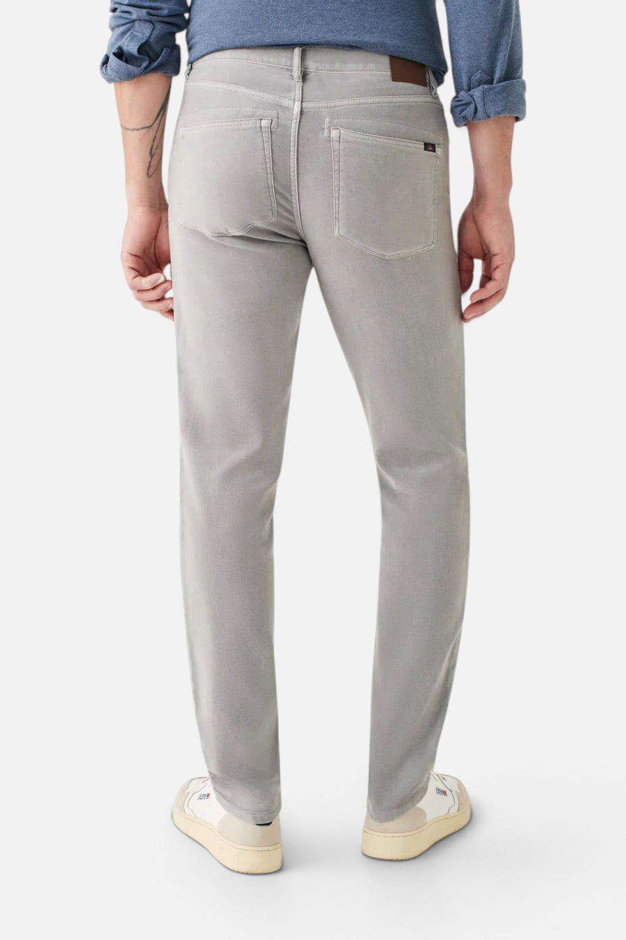 Faherty Stretch Terry 5-Pocket in Iron – side view