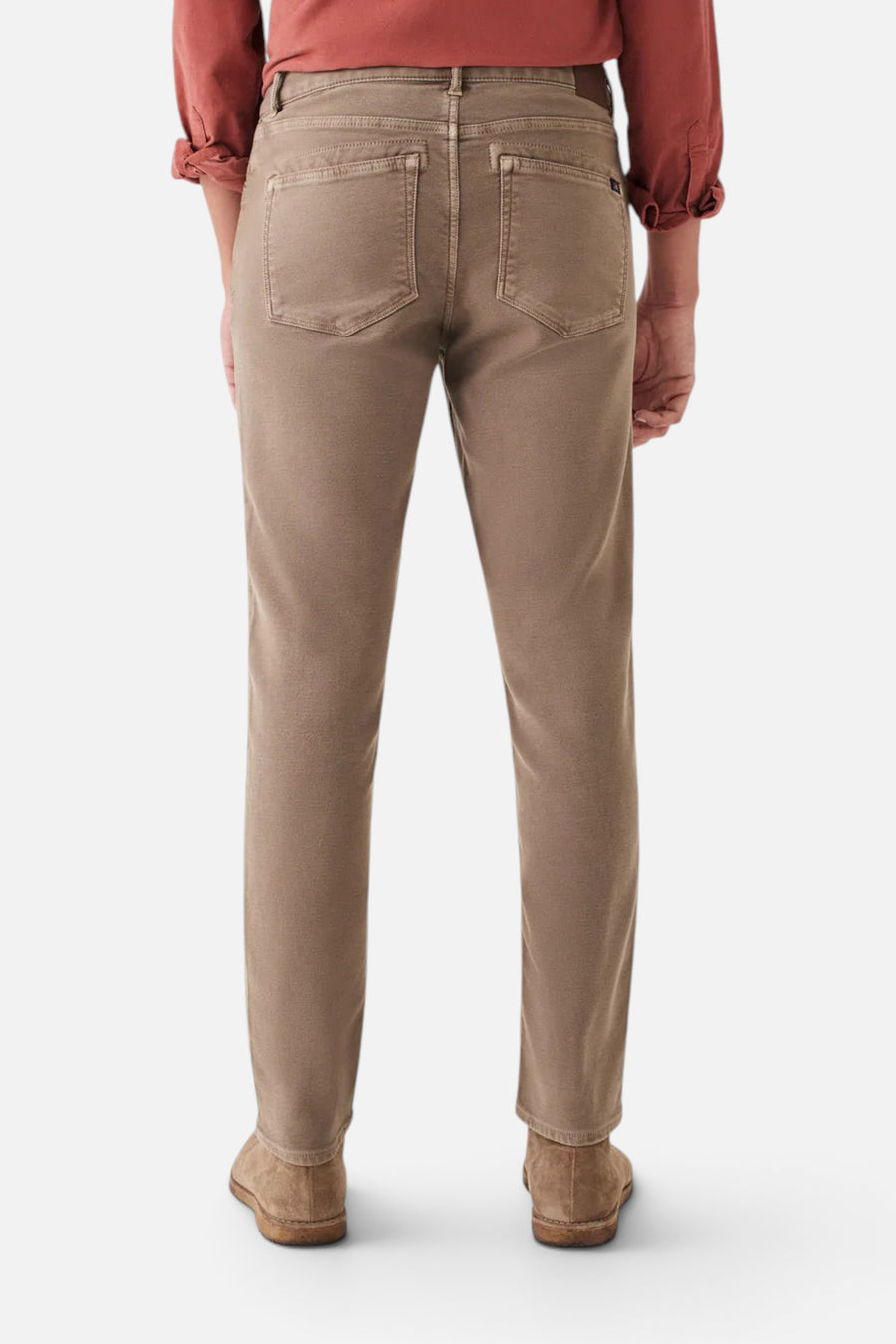 Faherty Stretch Terry 5-Pocket, Mountain Cliff – detail