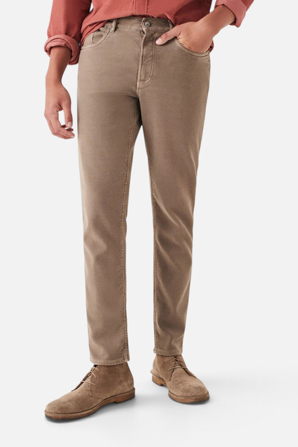 Faherty Stretch Terry 5-Pocket, Mountain Cliff