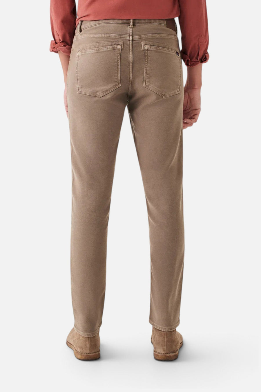 Faherty Stretch Terry 5-Pocket, Mountain Cliff – back view