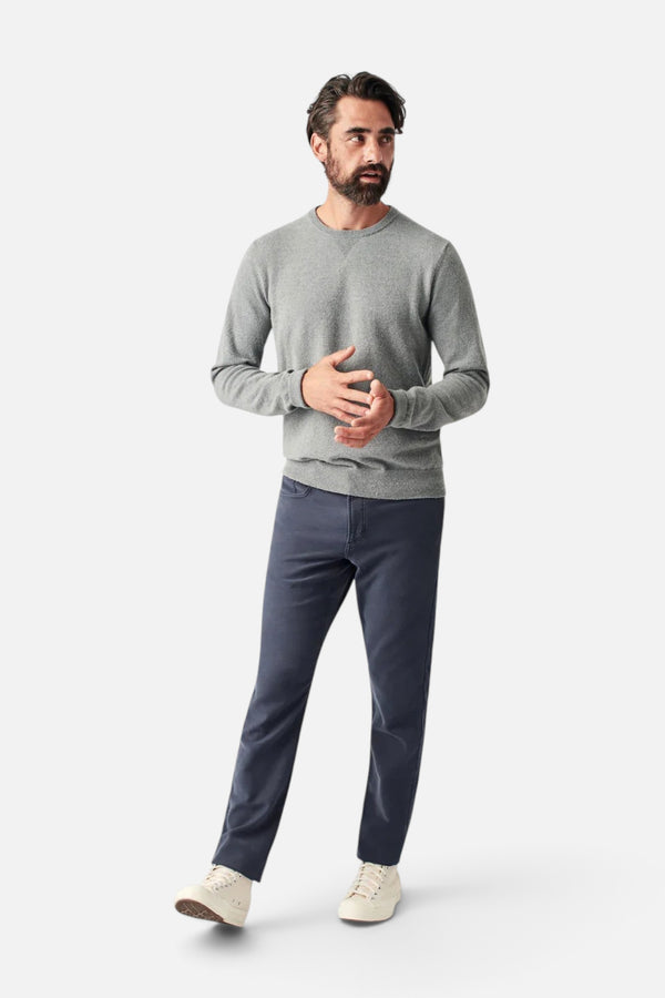 Faherty Stretch Terry 5-Pocket, Navy