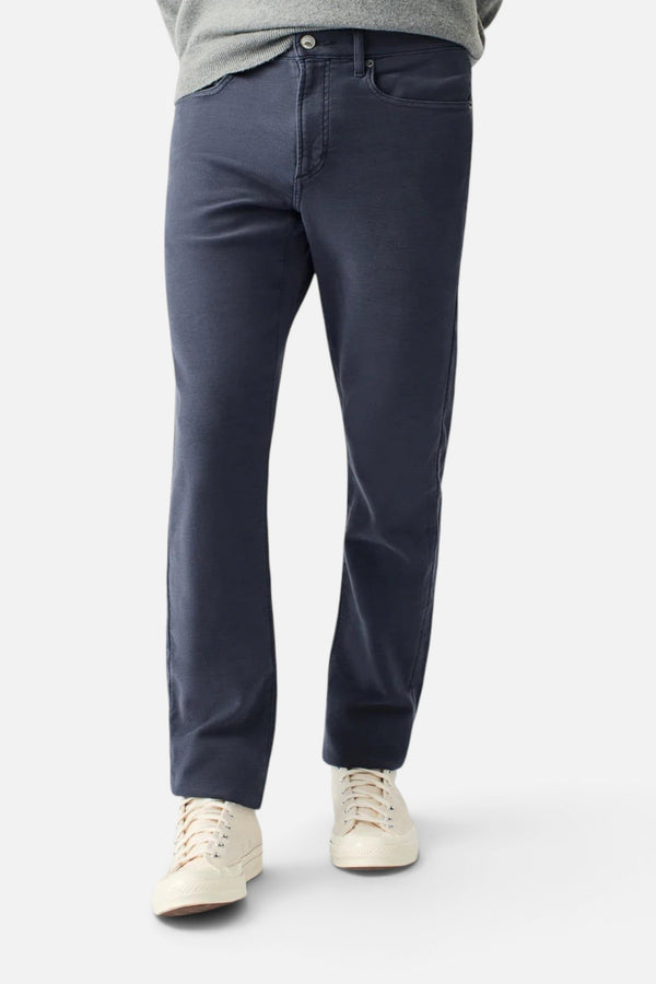 Faherty Stretch Terry 5-Pocket, Navy