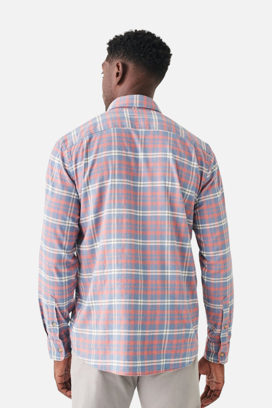 Faherty The All Time Shirt in Niagara River Plaid – alternate