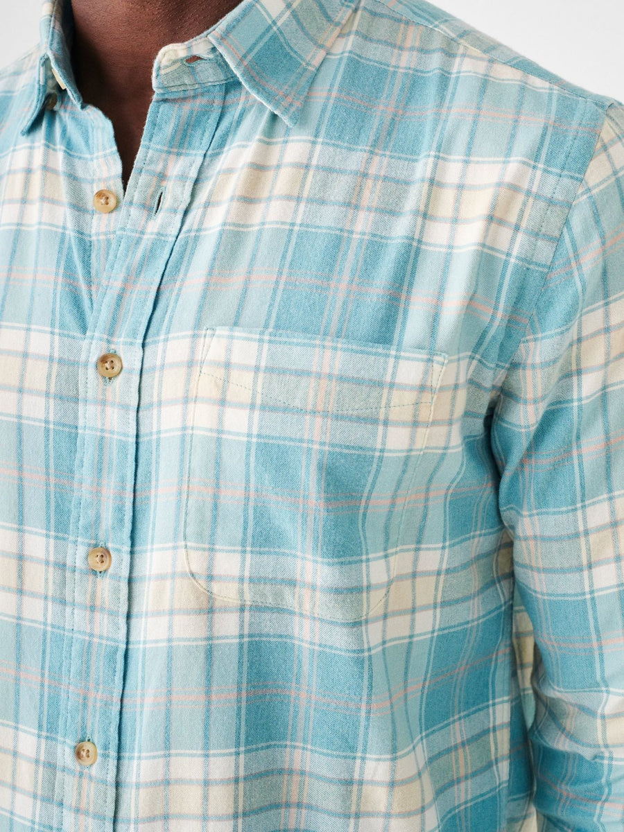 Faherty The All Time Shirt in Westport Plaid – side view