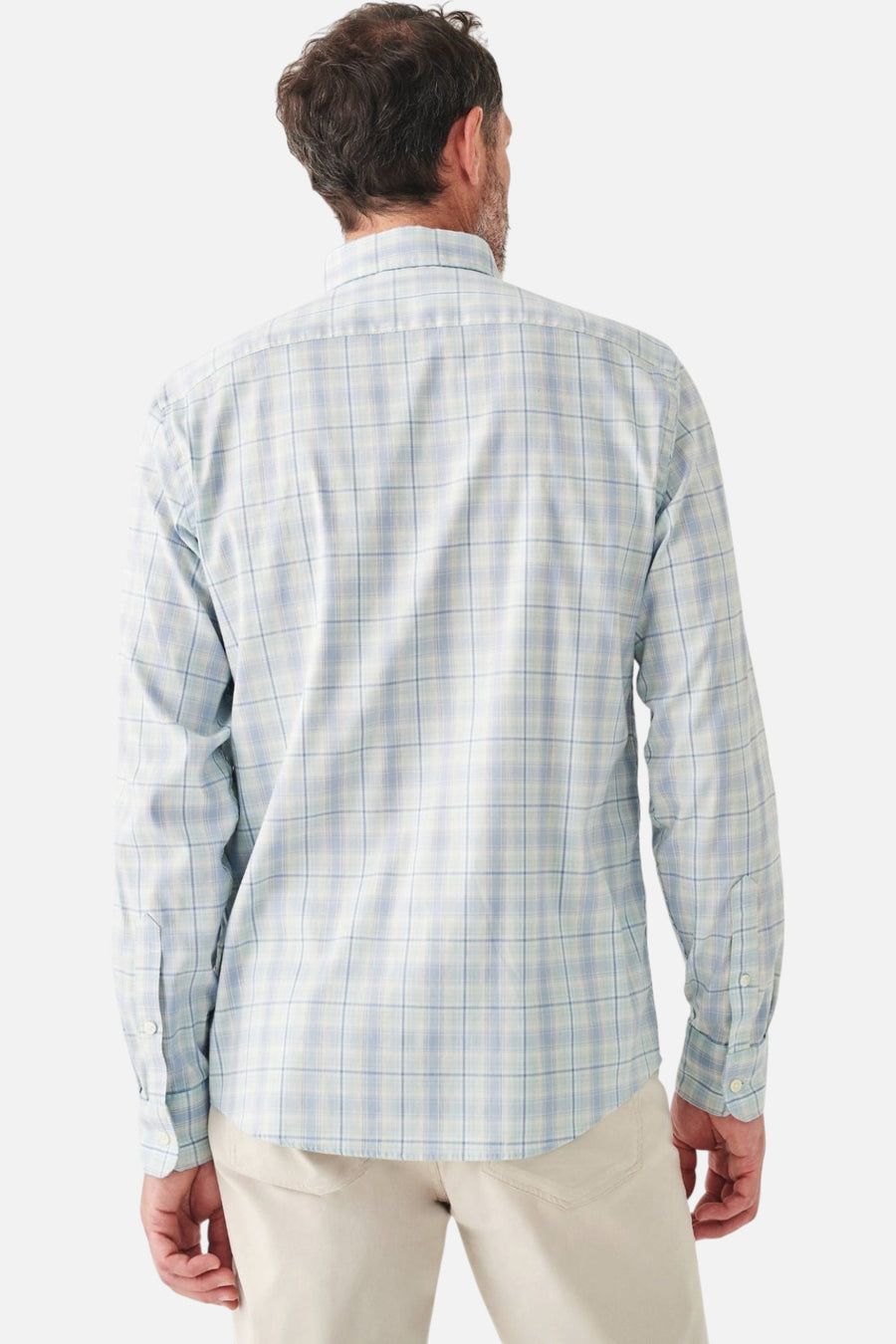 Faherty The Movement Shirt in Beach Cove Plaid – side view