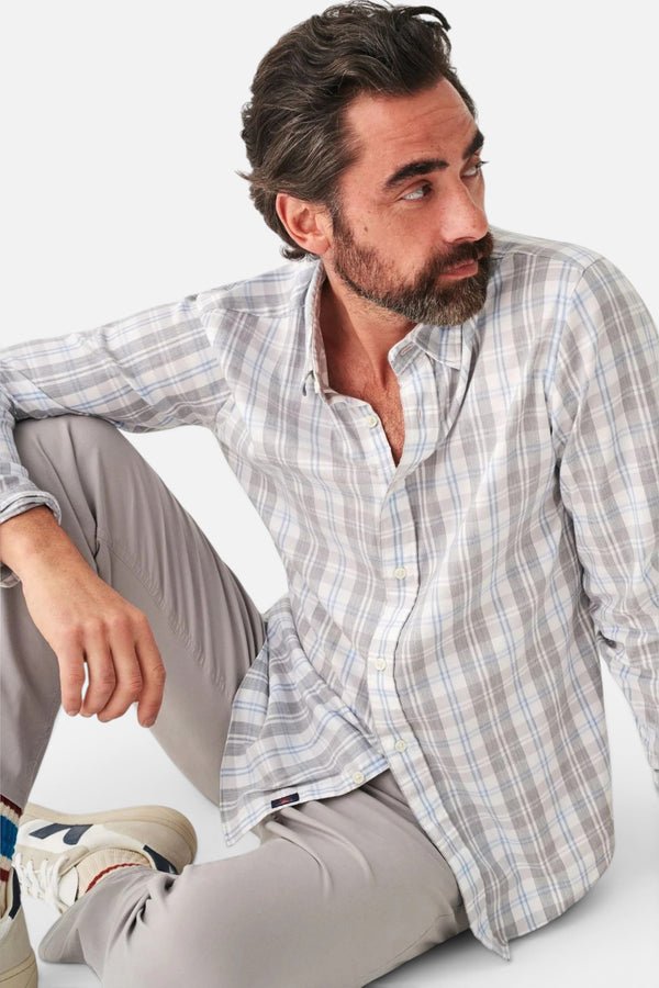 Faherty The Movement Shirt in Cherry Hill Plaid