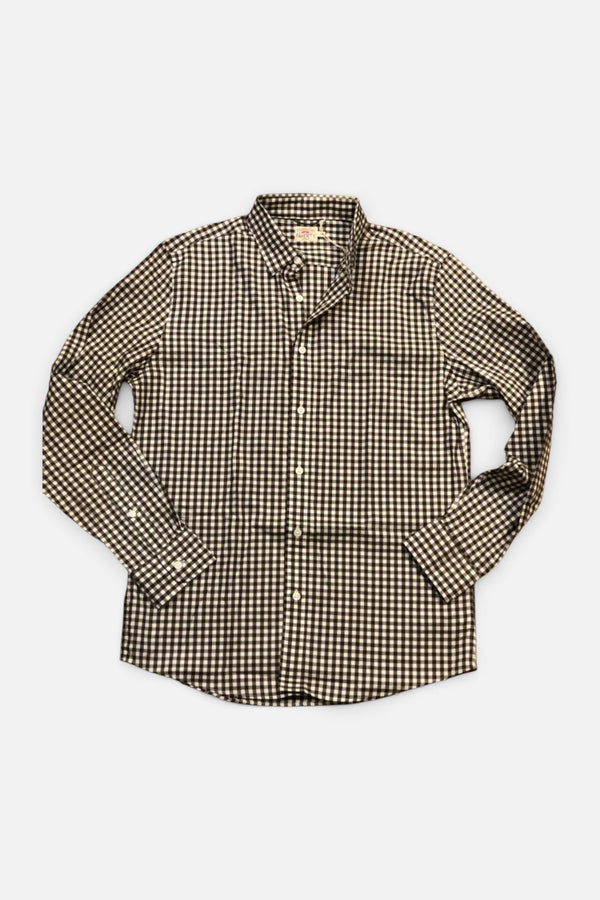 Faherty The Movement Shirt in Java Cream Gingham