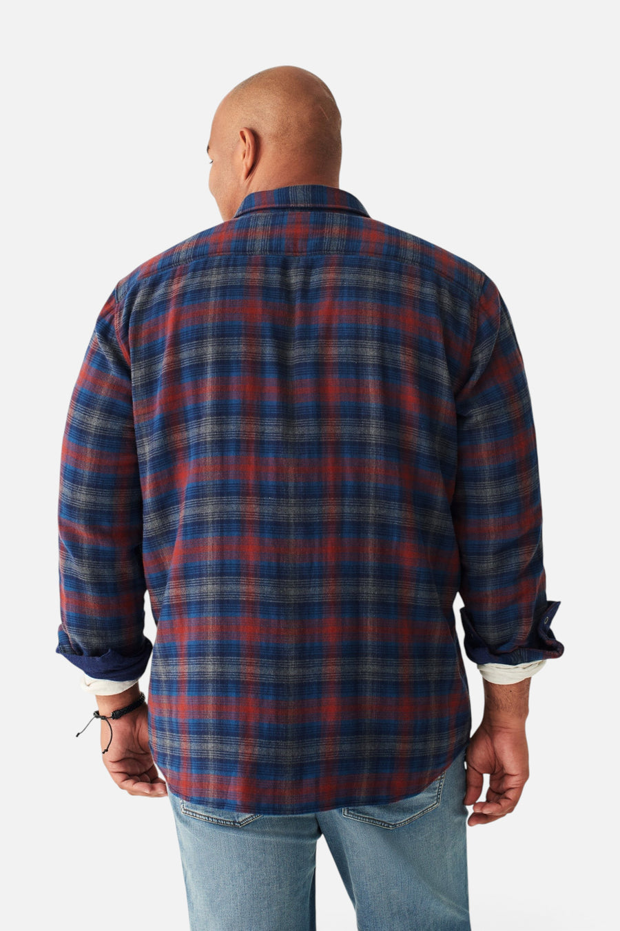 Faherty The Reversible Shirt in Wilson Peak Plaid – alternate