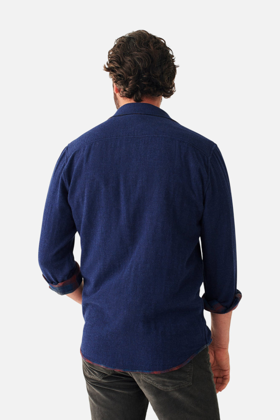 Faherty The Reversible Shirt in Wilson Peak Plaid – alternate