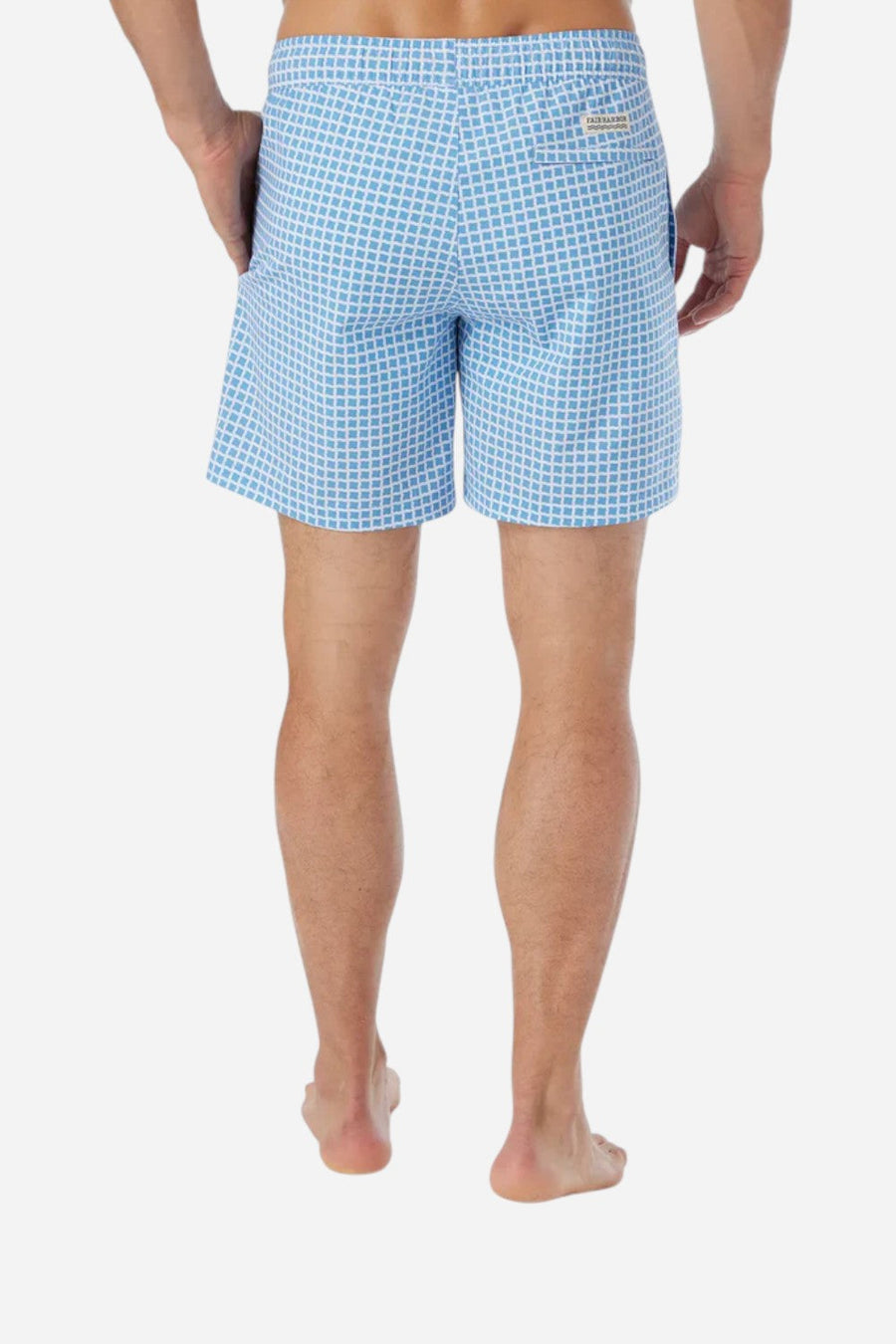 Fair Harbor Bayberry Trunk in Blue Tiles – flat lay