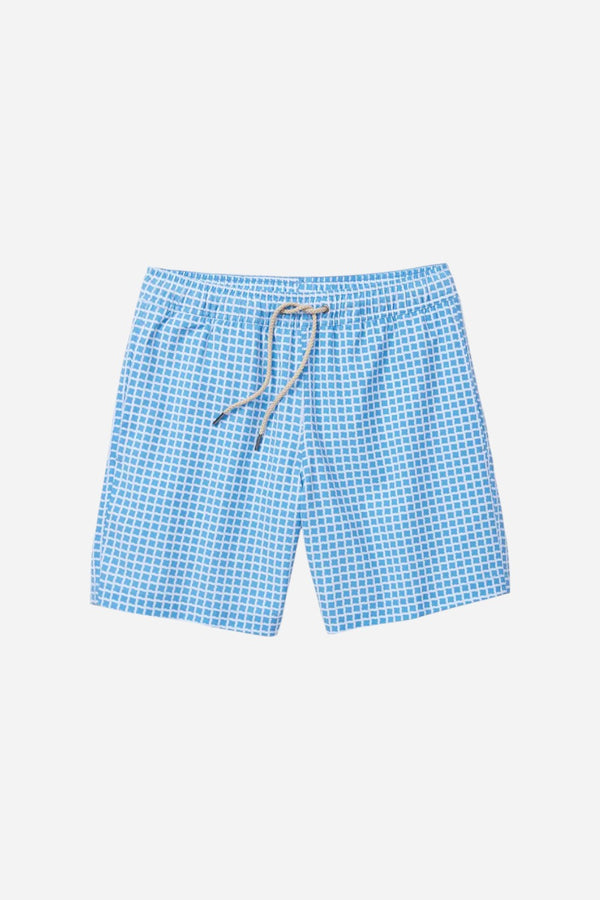 Fair Harbor Bayberry Trunk in Blue Tiles