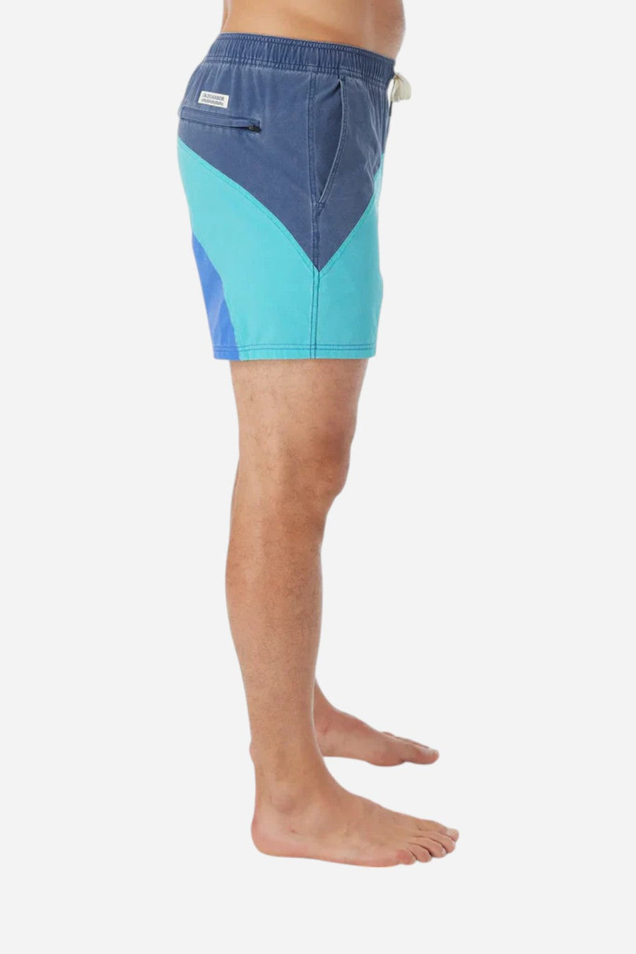 Fair Harbor Bungalow Trunk in Blue Currents – detail