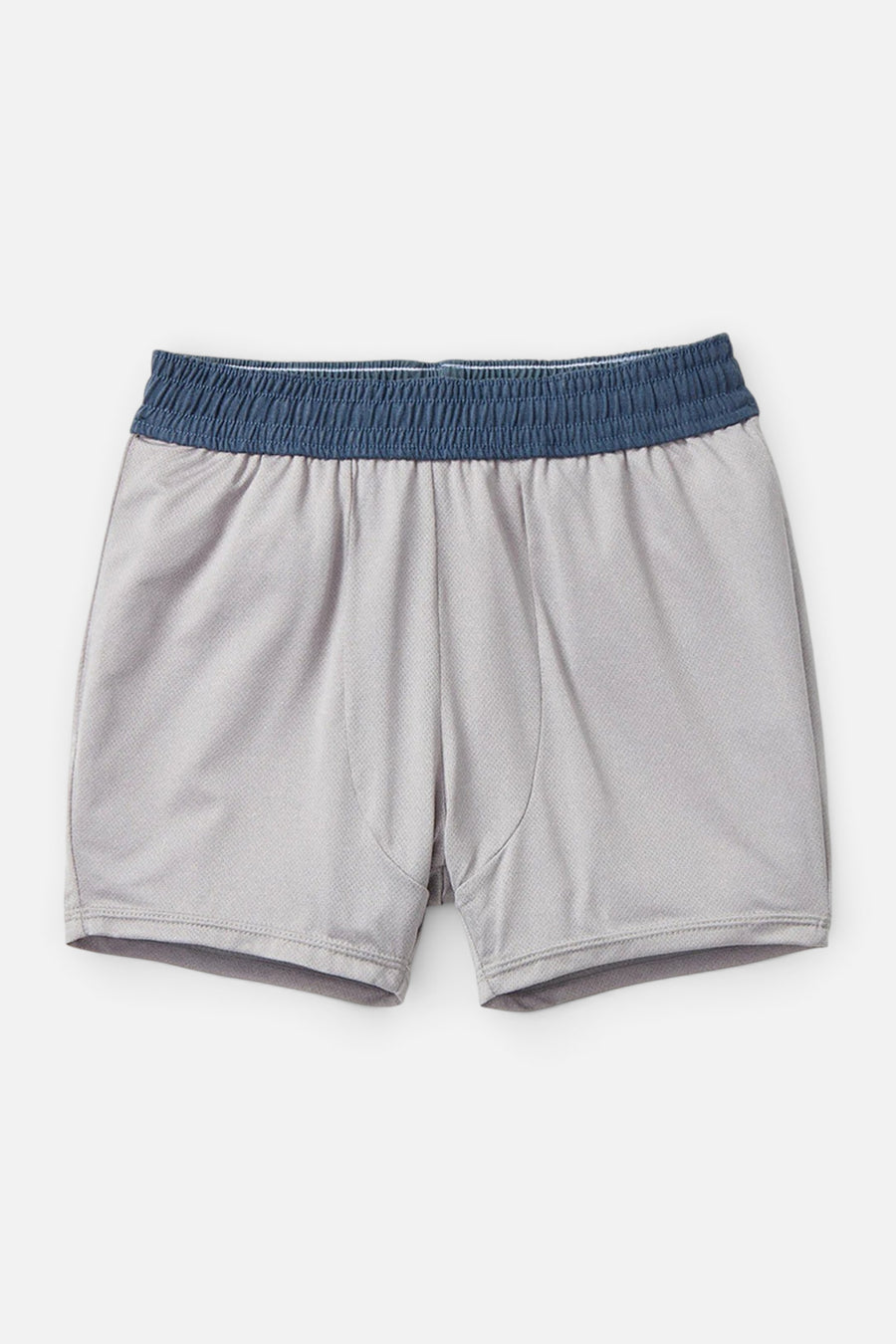 Fair Harbor Kids Bayberry Swim Trunks in Wave Blue Seahorse – back view
