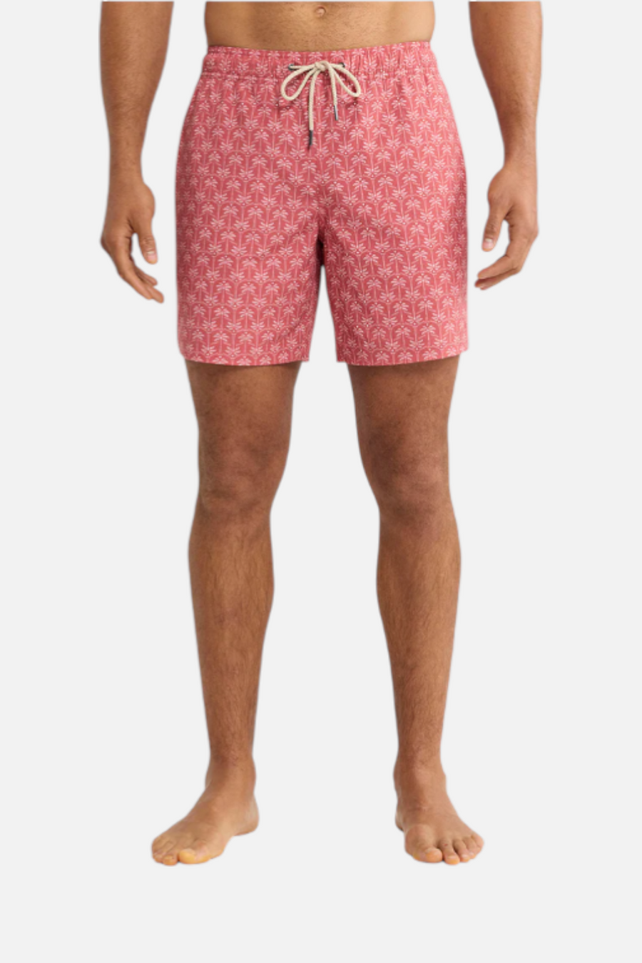 Fair Harbor Men's Bayberry Trunk in Red Palms – back view
