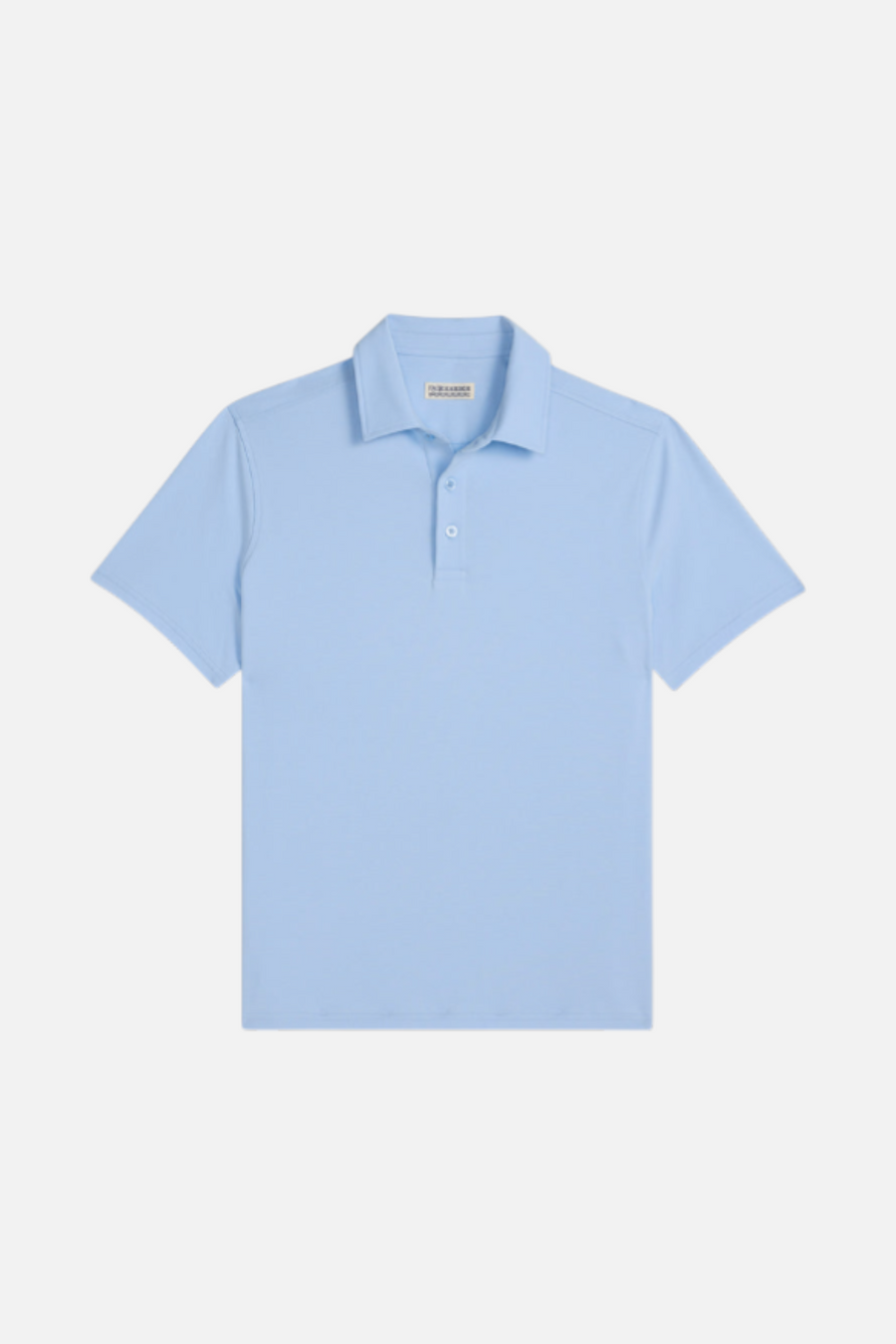 Fair Harbor Men's Pacific Polo in Light Blue – side view