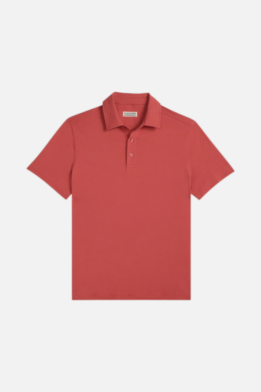 Fair Harbor Men's Pacific Polo in Red – side view