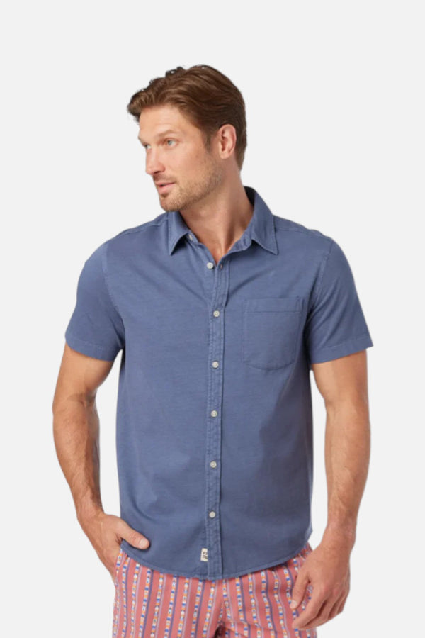 Fair Harbor Men's Saltaire Shirt in Navy