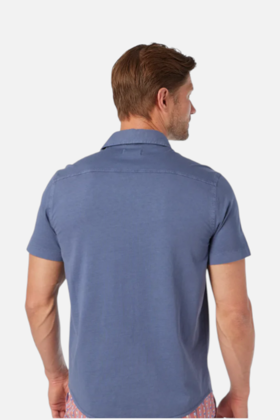 Fair Harbor Men's Saltaire Shirt in Navy – side view
