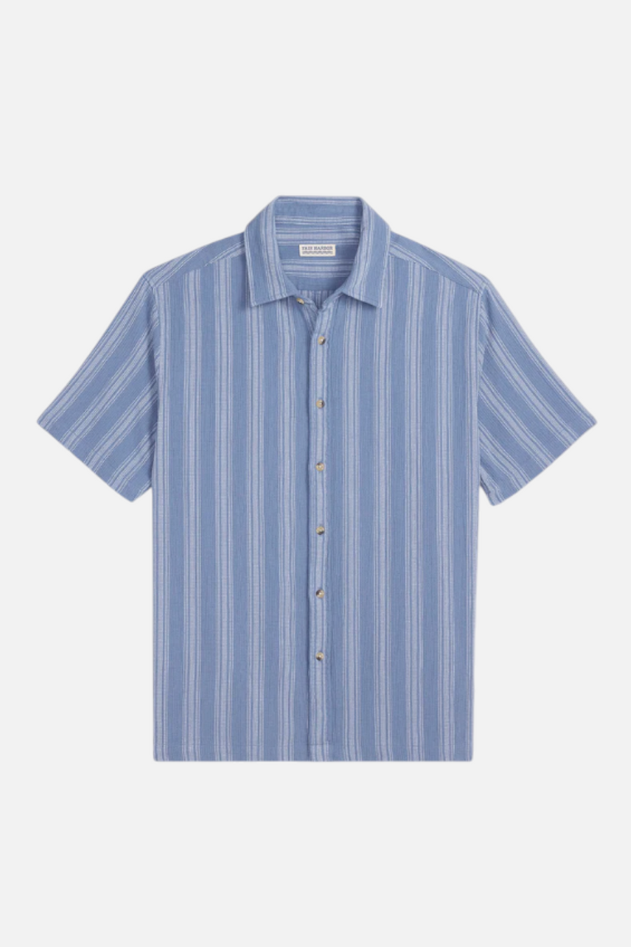 Fair Harbor Oasis Textured Shirt in Maritime – back view