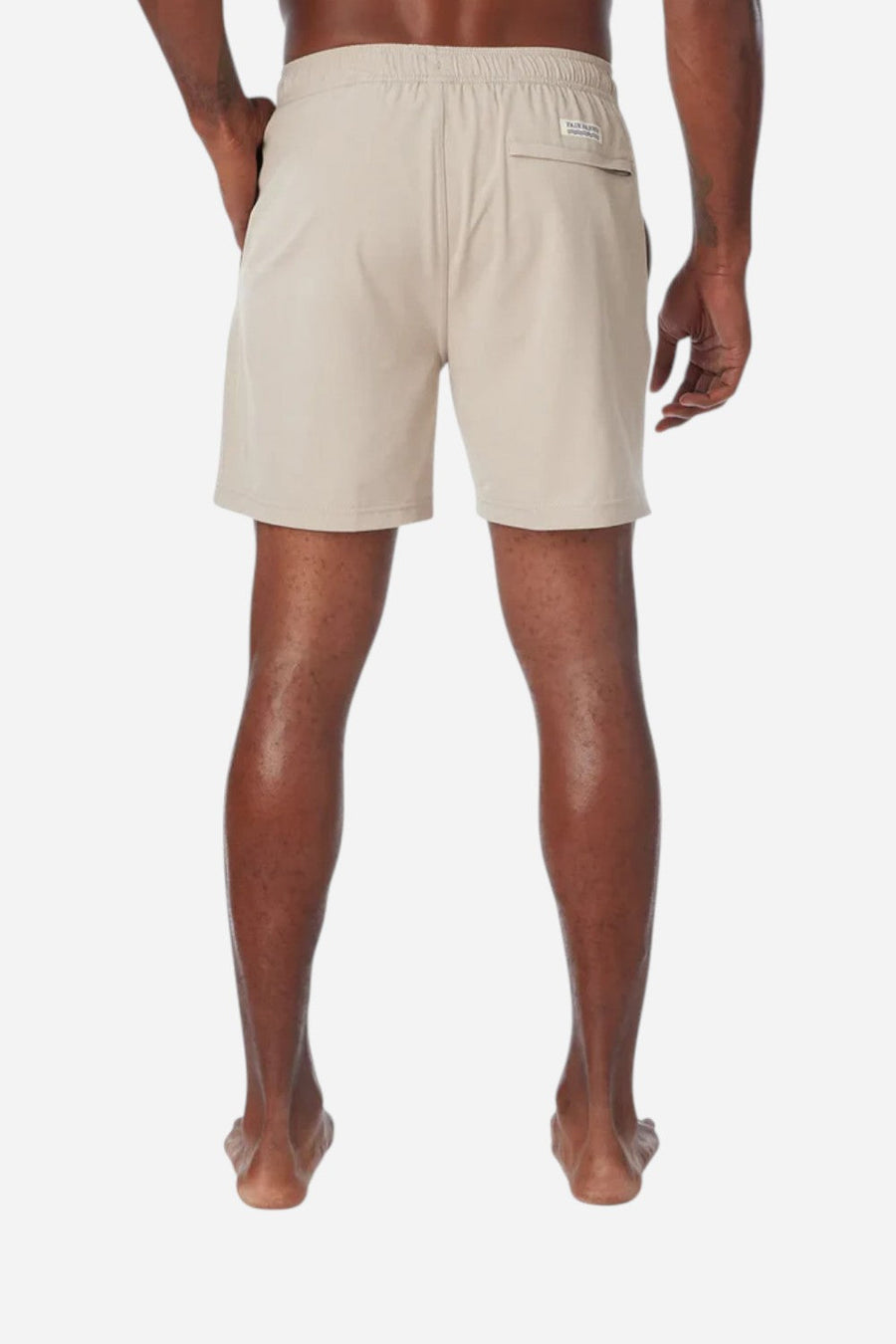 Fair Harbor One Short 6" (Lined) in Khaki – flat lay