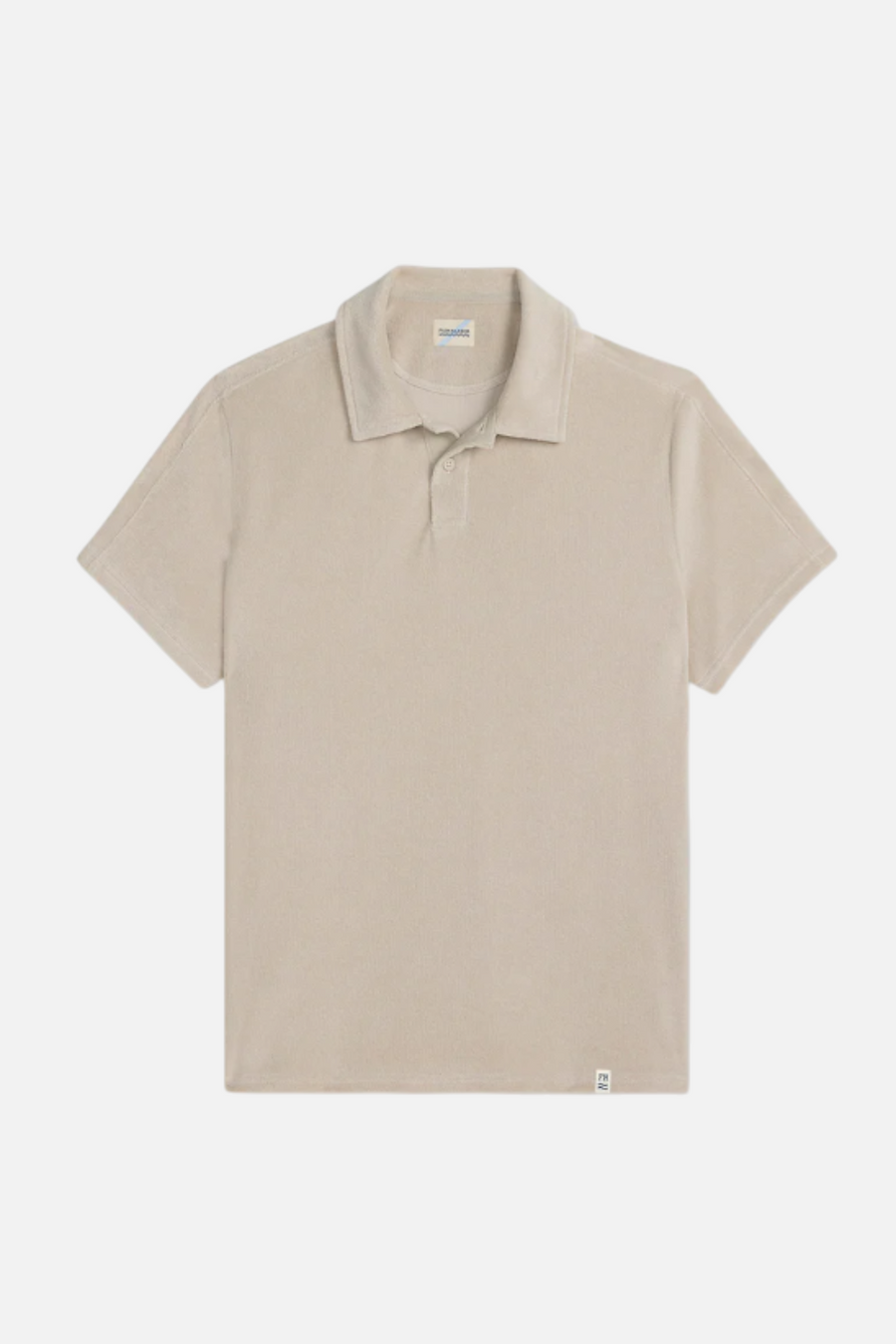 Fair Harbor Ravello Terry Polo in Sand – side view
