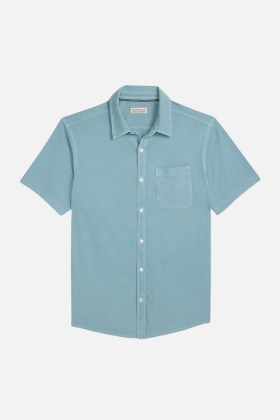 Fair Harbor Saltaire Shirt in Bay Blue – side view
