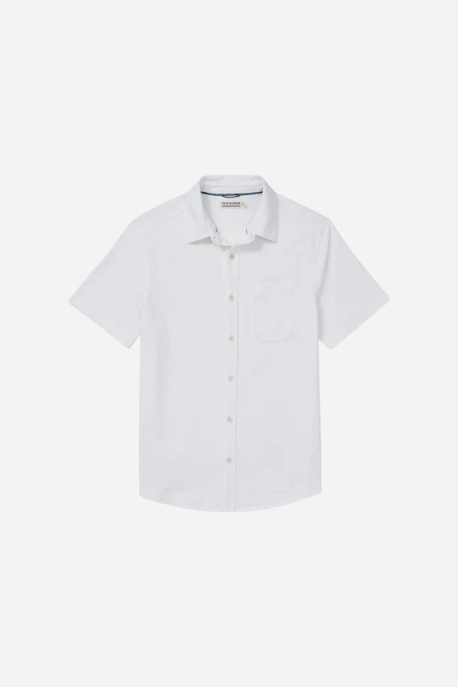 Fair Harbor Saltaire Shirt in White – front view