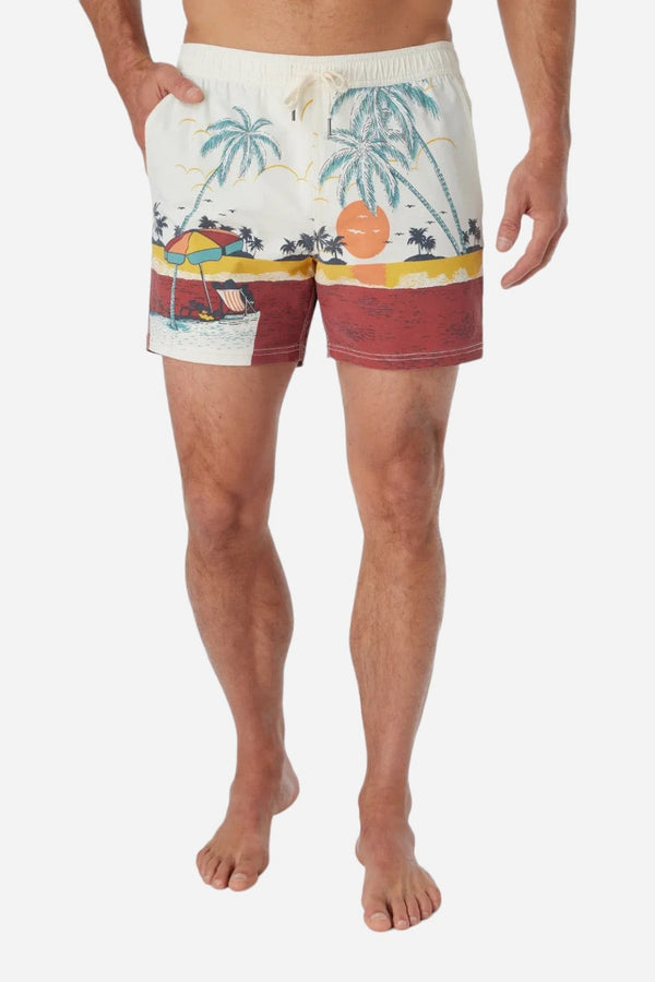 Fair Harbor The Bungalow Swim Trunk in Beach Sunset